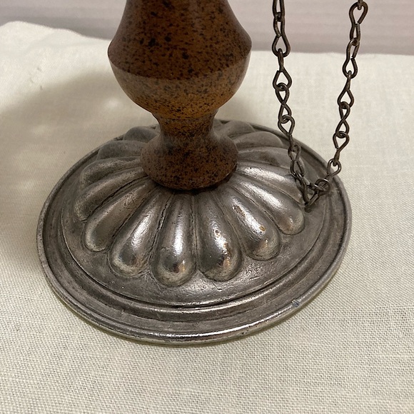 COPY - Vtg. Candle holder w/Eagle & Snufffer - Picture 3 of 4